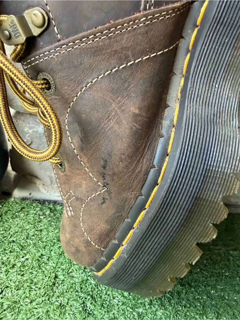 Dr. Martens Church Arc Crazy Horse Platform Unisex Monkey Boots